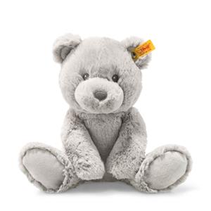 Steiff 241543 - Soft Cuddly Friends, Teddybär Bearzy, hellgrau, 28 cm