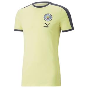PUMA Manchester City T-shirt FtblHeritage T7 - Geel/Blauw