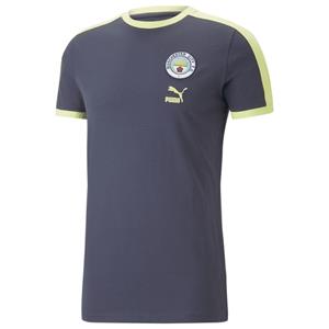 PUMA Manchester City T-shirt FtblHeritage T7 - Blauw/Geel
