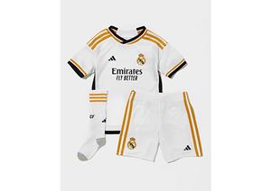 adidas Real Madrid 2023/24 Home Kit Children - White