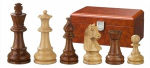 Philos 2062 - Schachfiguren Sigismund, Königshöhe 70 mm, in Holzbox