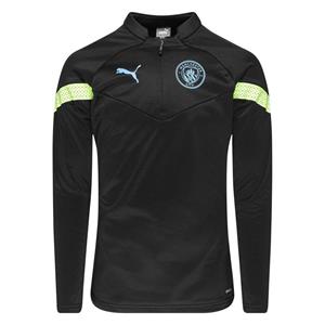 PUMA Manchester City Trainingsshirt Fleece - Schwarz/Grün