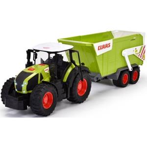 Dickie Toys Speelgoed-tractor CLAAS mit Anhänger met licht en geluid