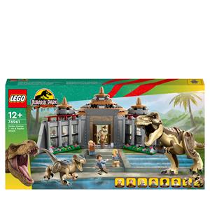 LEGO Jurassic World 76961 T rex en roofvogel vallen bezoeker Ze aan