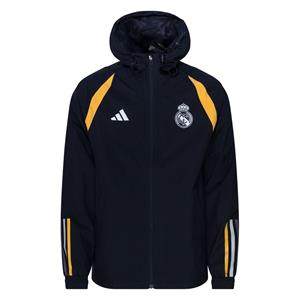 Adidas Real Madrid Jas Tiro All Weather - Navy/Geel/Wit