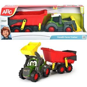 ABC Speelgoed-tractor Fendti farm trailer met licht en geluid