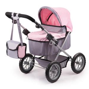 bayer Design Puppenwagen Trendy grau/rosa, mit Fee