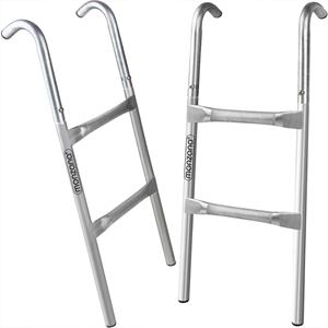 Monzana Trampoline ladder 76 cm / 2 metalen treden