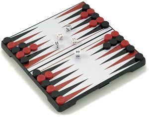 HOT Games Backgammon Cassette Mini Magnetisch
