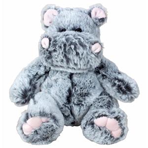 Nijlpaard knuffel van zachte pluche - speelgoed dieren - 26 cm -