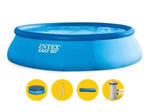 Intex Easy Set Pool - 457 x 107 cm - met filterpomp en accessoires