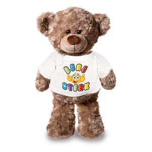Bellatio Beterschap teddybeer voor kind - beresterk - 24 cm - beterschap/cadeau knuffelbeer -