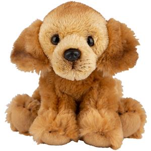 Suki Gifts Pluche knuffel dieren Golden Retriever hond 13 cm -