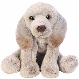 Suki Gifts Pluche Weimaraner grijs knuffel hond 13 cm -