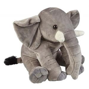 Ravensden Pluche grijze zittende olifant knuffel cm speelgoed -