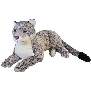 Wild Republic Pluche grote sneeuw luipaard knuffel 76 cm -