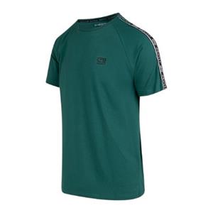 Sportus.nl Cruyff Sports - Xicota Taped T-Shirt - Donkergroen