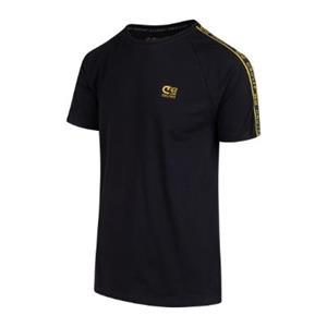 Sportus.nl Cruyff Sports - Xicota Taped T-Shirt - Zwart