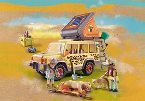 Playmobil Wiltopia - Met de terreinwagen bij de leeuwen