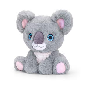 Keel Toys Pluche knuffel dier koala - geborduurde ogen - 16 cm -