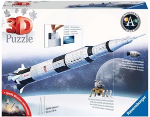 Ravensburger 3D Puzzel - Apollo Saturn V Raket (440 stukjes)