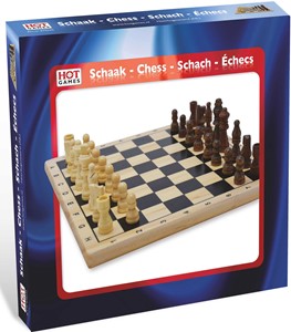 HOT Games Schaak-Set Hout (29x29cm)
