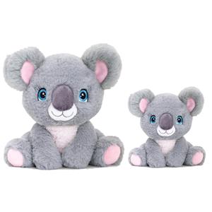 Keel Toys  Pluche knuffel dieren set 2x koala beertjes 14 en 25 cm -