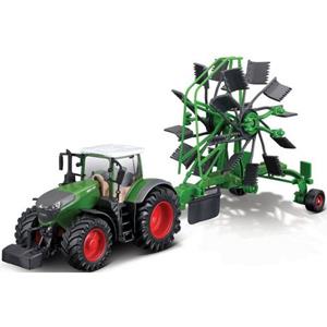 Bburago Speelgoed-tractor Farmland, FENDT Vario 1050 mit Heuwender