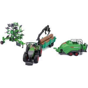 Bburago Speelgoed-tractor Farmland, FENDT Vario 1050 Geschenk-Set