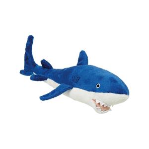 Nature Planet Pluche blauwe haai knuffel van 30 cm -
