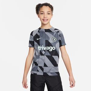 Nike Chelsea Trainingsshirt Dri-FIT Pre Match - Grijs/Zwart/Groen Kids