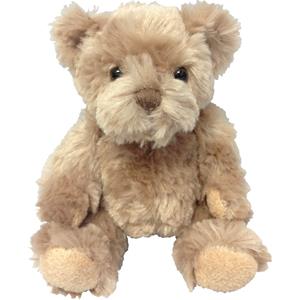 Suki Gifts Pluche knuffel dieren teddy beer bruin 19 cm -