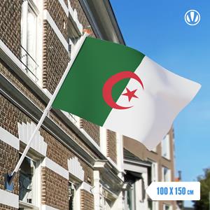 Vlaggenclub.nl vlag Algerije 100x150cm Spunpoly