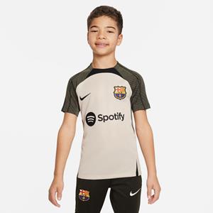 NIKE FC Barcelona Strike Dri-FIT Knit Fußballshirt Kinder 222 - string/black/sequoia/black