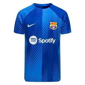 Nike Barcelona Trainingsshirt Dri-FIT Pre Match - Blauw/Wit Kids