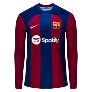 Nike Barcelona Thuisshirt 2023/24 Lange Mouwen