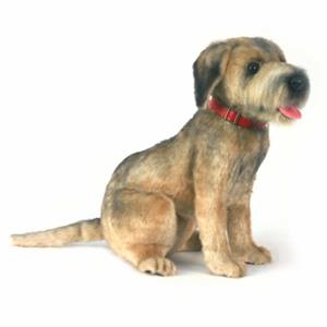 Hansa pluche Border Terrier hond knuffel cm -