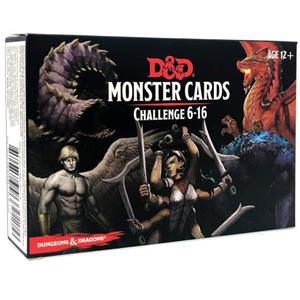 Asmodee Dungeons & Dragons - Monster Cards: Challenge 6-16 Kaartspel