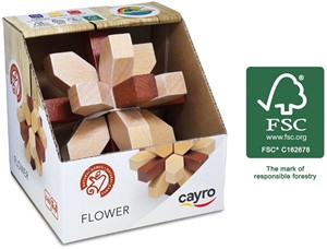 Cayro Flower 10x10 Houten Puzzel
