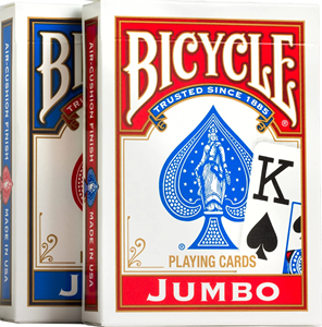 Bicycle Pokerkaarten - Rider Back Jumbo 2-pack