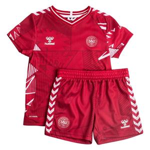 Hummel Denemarken Thuisshirt WK Vrouwen 2023 Mini-Kit Kids