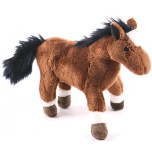 Cornelissen Pluche paard bruin 24 cm -