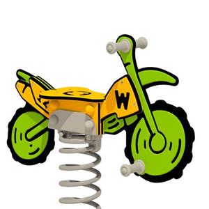 Spring Wip Dirtbike Crossey - Groene/geel