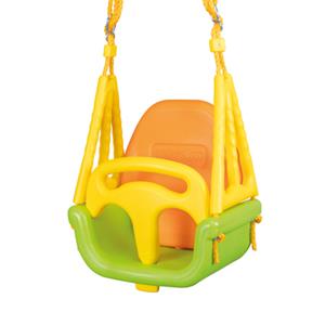 John beluga Baby- en kinderschommel Swingolino 3 in 1 groen/geel