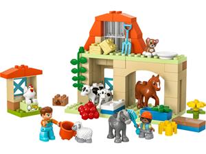 LEGO Dieren verzorgen op de boerderij