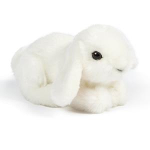 Merkloos Pluche witte konijn knuffel 16 cm -