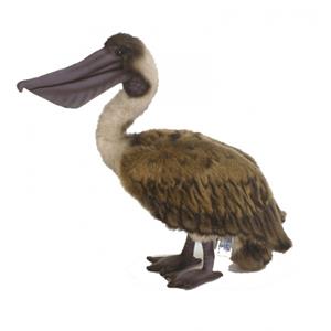 Hansa pluche bruine pelikaan knuffel cm -