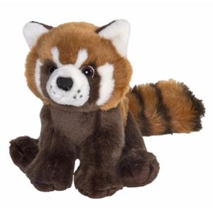 Nature Planet Rode panda knuffeltje 18 cm -