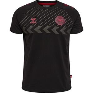 Hummel Denemarken T-shirt Fan - Zwart