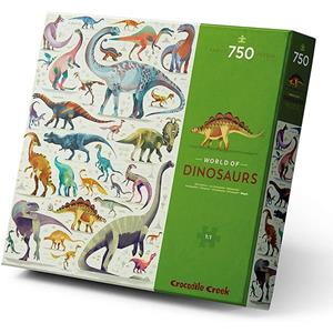 Crocodile Creek puzzel World of Dinosaurs 750stuks